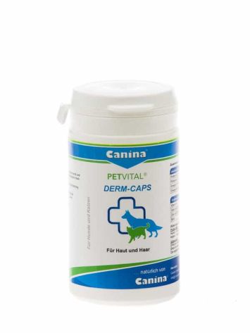 Canina Petvital Derm Caps (Канина) Дерм капс - При проблемах с кожей и шерстью