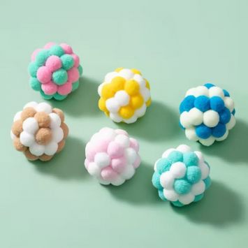 Игрушка для кошек Мячик с погремушкой 3 см