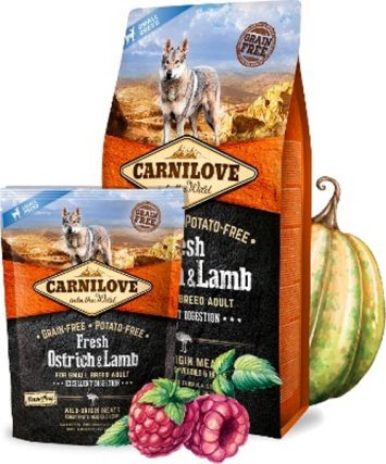 Carnilove (Карнилав) Fresh Ostrich &Lamb for Small Breed Dogs - Корм для собак малых пород страус и ягненок