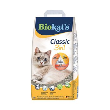Biokat's (Биокетс) Classic 3in1 - Наполнитель комкующийся для кошачьего туалета