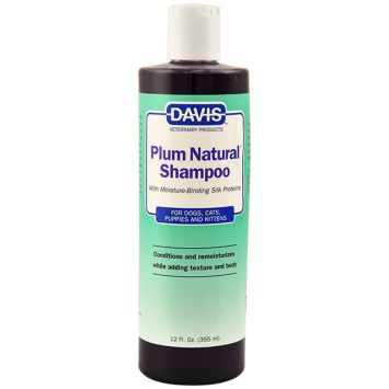 Davis Plum Natural Shampoo ДЭВИС СЛИВОВЫЙ шампунь с протеинами шелка для собак, котов, концентрат