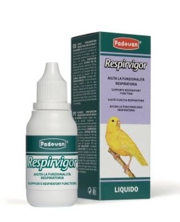 Padovan (Падован) Respirvigor- Жидкий дополнительный корм для птиц, живущих в клетке и в вольере