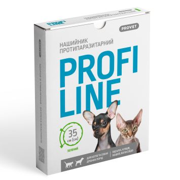 ProVET (ПроВет) ПрофиЛайн  Ошейник  для кошек и собак 35 см (инсектоакарицид)