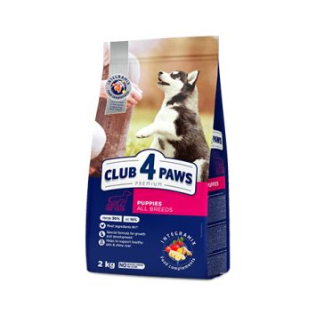 Club 4 Paws (Клуб 4 Лапы) Premium - Корм для щенков всех пород с курицей 20 кг