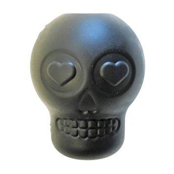 SodaPup (Сода Пап) Skull Treat Dispenser – Жевательная игрушка-диспенсер Череп для лакомств для собак, черный