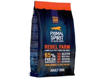 Primal Spirit Rebel Farm Animals & Rice Сухой корм для взрослых собак (курица рыба рис)