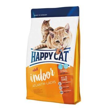 Happy Cat (Хеппи Кэт) Adult Indoor Atlantik-Lachs - корм с лососем для взрослых котов