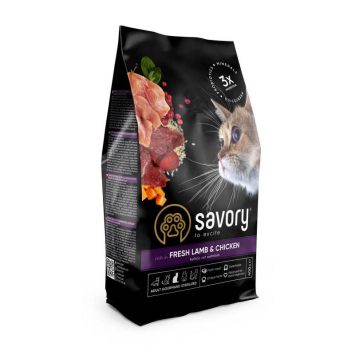 Savory (Сейвори) Sterilized Lamb and Chicken - Сухой корм для кастрированных котов