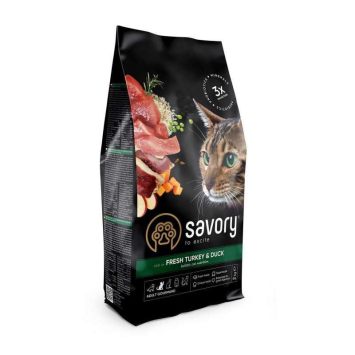 Savory (Сейвори) Gourmand Turkey and Duck - корм для привередливых кошек (индейка/утка)