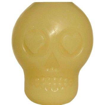 SodaPup (Сода Пап) Skull Treat Dispenser – Жевательная игрушка-диспенсер Светящийся череп для лакомств для собак
