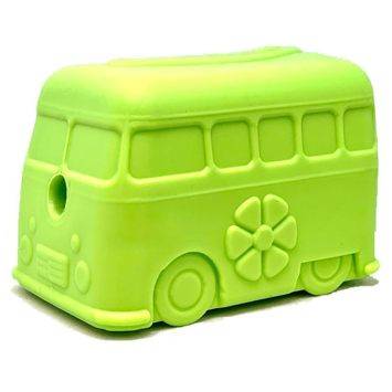 SodaPup (Сода Пап) Surf's Up Retro Van – Жувальна іграшка-диспенсер Ретро-фургон для ласощів з суперміцного матеріалу для собак, зелена