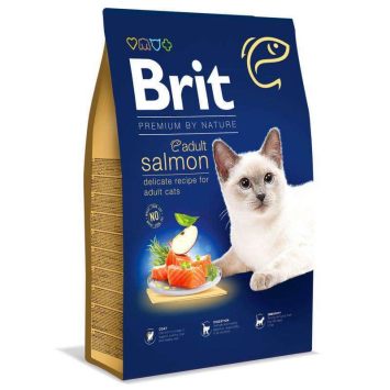 Brit Premium (Брит Премиум) by Nature Cat Adult Salmon - Сухой корм с лососем для взрослых котов всех пород