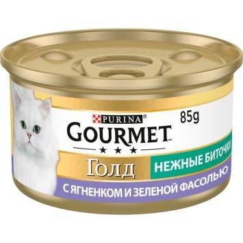 Gourmet gold (Гурме голд)  консервы для кошек нежные биточки с ягненком