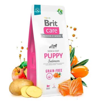 Brit Care (Брит Кеа) Dog Grain-free Puppy - Сухой беззерновой корм с лососем для щенков