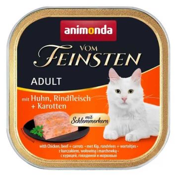 Animonda (Анимонда) Vom Feinsten Adult Chicken, Beef & Carrots влажный корм для кошек (курица, говядина и морковь)
