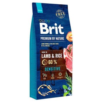 Brit Premium (Брит Премиум) Dog Sensitive Lamb - Корм для взрослых собак с чувствительным пищеварением со вкусом ягненка