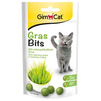 GimСat (ДжимКэт) GrasBits - Витаминизированное лакомство с травой для кошек