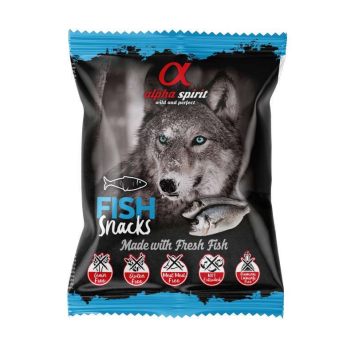 Alpha Spirit (Альфа Спирит) Fish Snacks (рыба кубики) полувлажное лакомство для собак