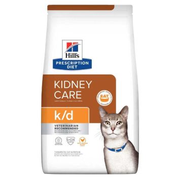 Hills ( Хилс ) PD Feline k/d Kidney Care - корм для кошек при заболеваниях почек и сердца, с курицей
