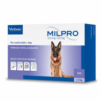 Virbac (Вирбак) Milpro - Таблетки Мильпро - противопаразитарный препарат для собак и щенков, эффективный антигельминтик от 5 кг
