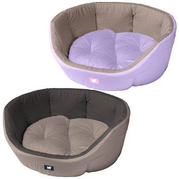 Ferplast (Ферпласт) Diamante лежак для кошек и собак (серый/фиолетовый)