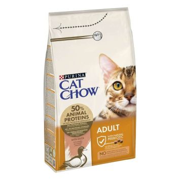 Cat Chow (Кэт Чау) Adult Duck - Сухой полнорационный корм с уткой для взрослых кошек