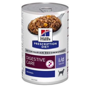Hill's (Хилс) Wet PD Canine i/d Digestive Care Low Fat (ActivBiome+) - лечебный влажный корм для собак при расстройствах пищеварения, со свининой и индейкой