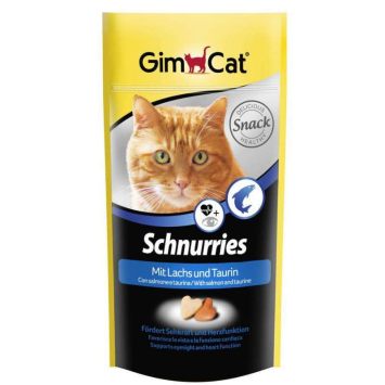 Gimpet (Джимкет) Schnurries - Витаминные сердечки для кошек с таурином и лососем