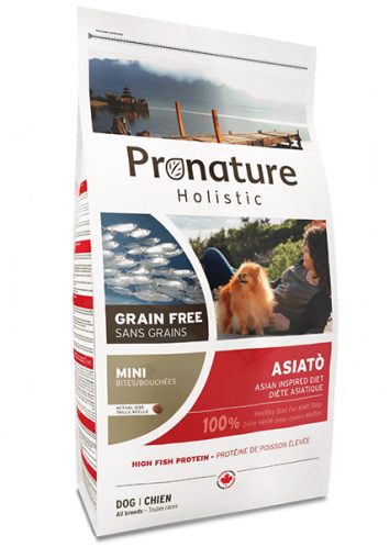 Pronature Holistic (Пронатюр Холистик) Asiato Small Bites – Беззерновой холистик корм для собак мини и малых пород (рыба сиг/папайя)