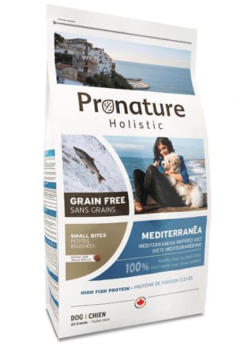 Pronature Holistic  Mediterranea Small Bites – Беззерновой корм для собак мини и малых пород (лосось/вяленые томаты)