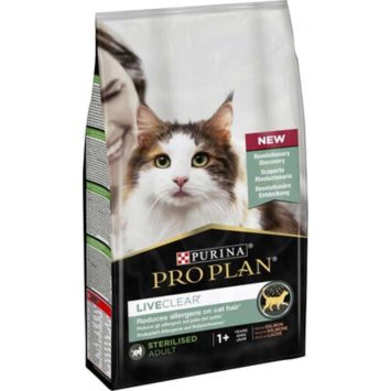 Purina Pro Plan (Пурина Про План) LiveClear Sterilised - Сухой полнорационный корм для стерилизованных кошек (лосось)
