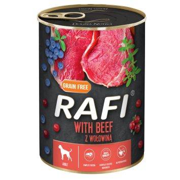 Rafi (Рафи) Dog Adult with Beef - Влажный корм для собак с говядиной, голубикой и клюквой