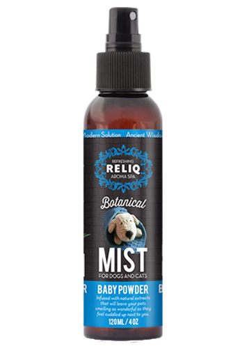 Reliq (Релик) Botanical Mist Baby Powder - Спрей-дезодорант для собак и кошек (аромат пудры)