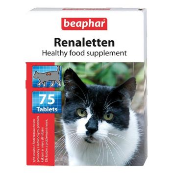 Beaphar (Беафар) Renaletten Кормовая добавка для кошек с проблемами почек