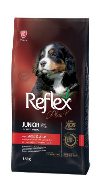 Reflex Plus (Рефлекс Плюс) Large Puppy Lamb & Rice -  Сухой корм для щенков крупных пород (ягненок)