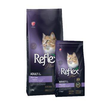 Reflex Plus (Рефлекс Плюс) Adult Cat Skin Salmon - Сухий корм для дорослих кішок для догляду за шкірою з лососем