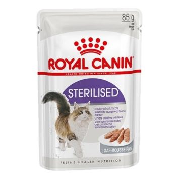 Royal Canin (Роял Канин) Sterilised Loaf - Влажный корм для взрослых стерилизованных котов и кошек, паштет
