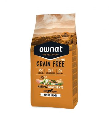 Ownat (Овнат) Dog Adult Grain Free Lamb - Сухой беззерновой корм для собак с ягнёнком