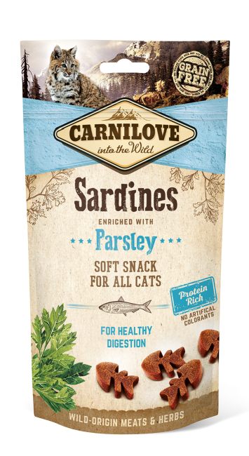 Carnilove (Карнилав) Cat Semi Moist Snack Лакомство для кошек сардина, петрушка