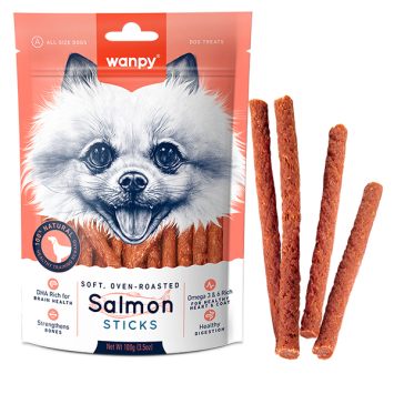 Wanpy (Ванпи) Salmon Sticks Палочки с лососем - лакомство для собак