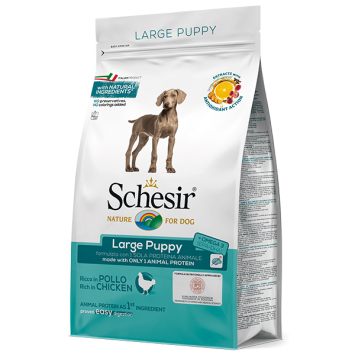 Schesir (Шезир) Dog Large Puppy - Сухой монопротеиновый корм для щенков крупных пород (курица)