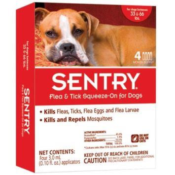 Sentry (Сентри) - Капли от блох, клещей и комаров для собак 15-30 кг (3 мл.)