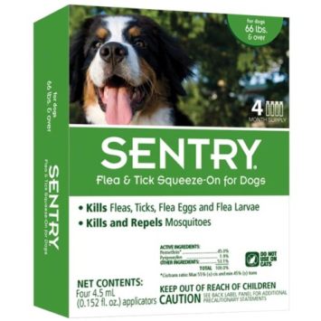 Sentry (Сентри) - Капли от блох, клещей и комаров для собак от 30 кг (4,5 мл.)