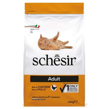 Schesir (Шезир) Cat Adult Chicken - Сухой монопротеиновый корм для котов (курица)