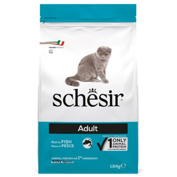Schesir (Шезир) Cat Adult Fish - Сухой монопротеиновый корм для котов (рыба)