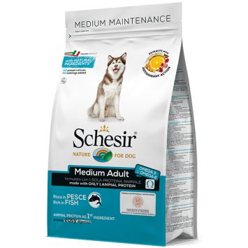 Schesir (Шезир) Dog Medium Adult Fish - Сухой монопротеиновый корм для собак средних пород (рыба)
