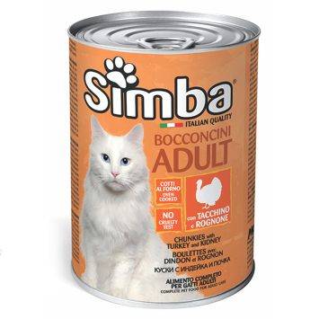 Simba (Симба) Cat Adult Wet Turkey - Влажный корм для взрослых котов с индейкой