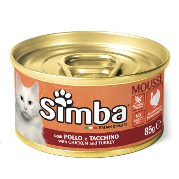 Simba (Симба) Cat Wet Mousse With Chicken And Turkey - Влажный корм для котов с курицей и индейкой