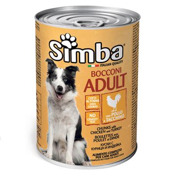 Simba (Симба) Dog Wet Chicken and Turkey - Влажный корм для собак с курицей и индейкой