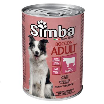 Simba (Симба) Dog Can Adult Beef - Влажный корм для собак с говядиной